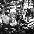 Shingle Production, Bastrop State Park, c. 1934