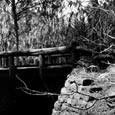 Vehicle Bridge, Buescher State Park, c. 1935