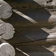 Log Corner Detailing, Caddo Lake State Park, 2008