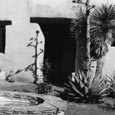 Postcard, Patio, Indian Lodge, c. 1941