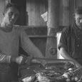 Kitchen at CCC Barracks, Longhorn Cavern State Park, c. 1935