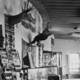 Postcard, Interior of Coronado Lodge, Palo Duro Canyon State Park, 1950