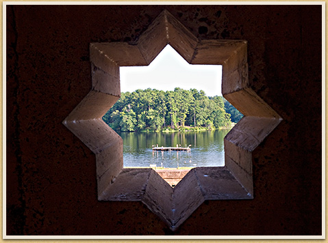 Detail, Cast Concrete Grille, Combination Building, Daingerfield State Park, 2008